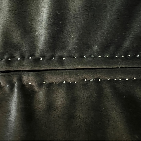 Vintage Style Handmade Green Velvet Bell Sleeve Mini Dress - Picture 16 of 16